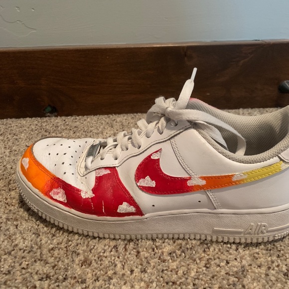 Custom white womens Nike Air Force 1’s. - Picture 3 of 4